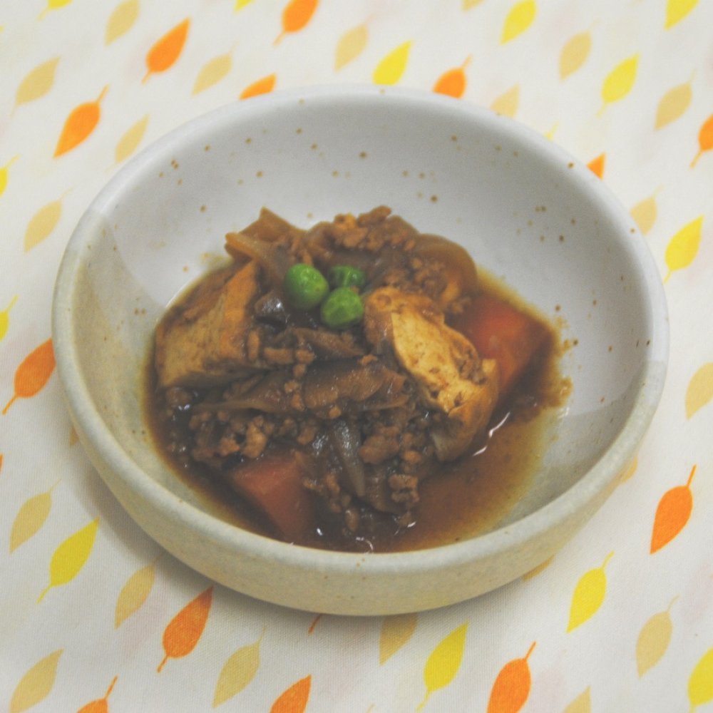 厚揚げのそぼろ煮