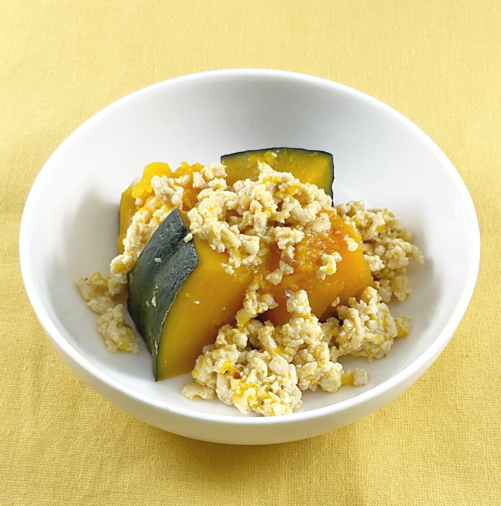 かぼちゃのミルクそぼろ煮